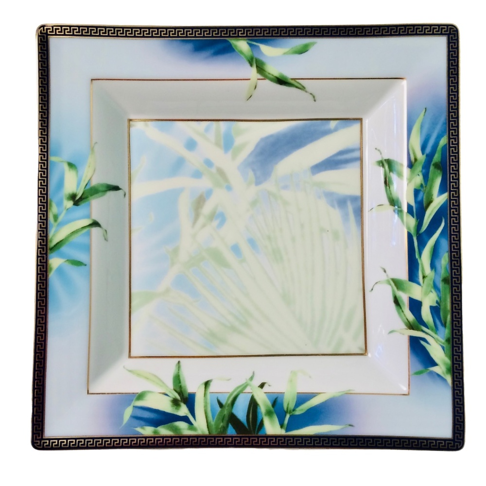 Versace Rosenthal Jungle Large Square Tray Dish